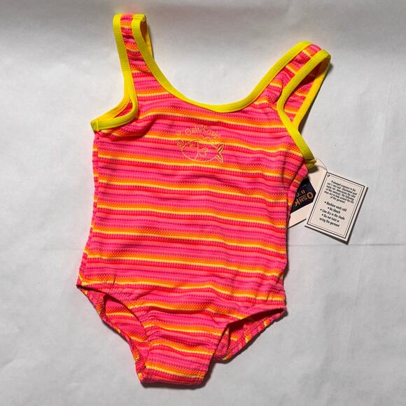 OSHKOSH B'GOSH 2T toddler One Piece Swimsuit RARE / Beach Bathing suit NEW NWT - Picture 1 of 6